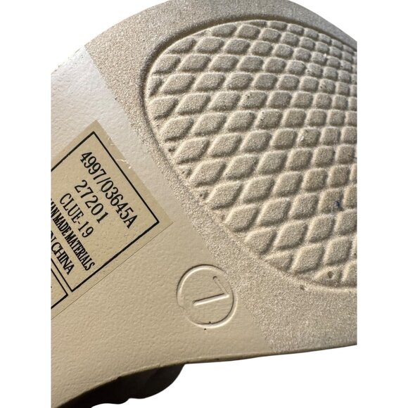 Pierre Dumas Women's‎ Braided Strap Wedge Sandals Beige Size 7.5 NWOT - Picture 5 of 9